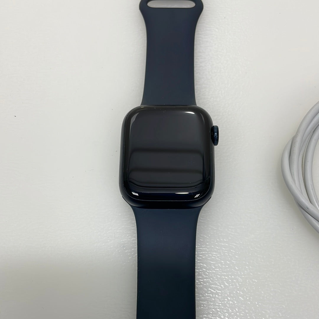 Apple Watch Series 7 GPS + Cellular 41MM Midnight Pristine Condition REF#50574