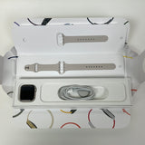 Apple Watch Series 7 GPS Alum 45MM Starlight Pristine Condition REF#53432