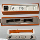 Apple Watch Series 4 Hermès 44mm GPS + Cellular Stainless Steel Silver Very Good Condition REF#015505040