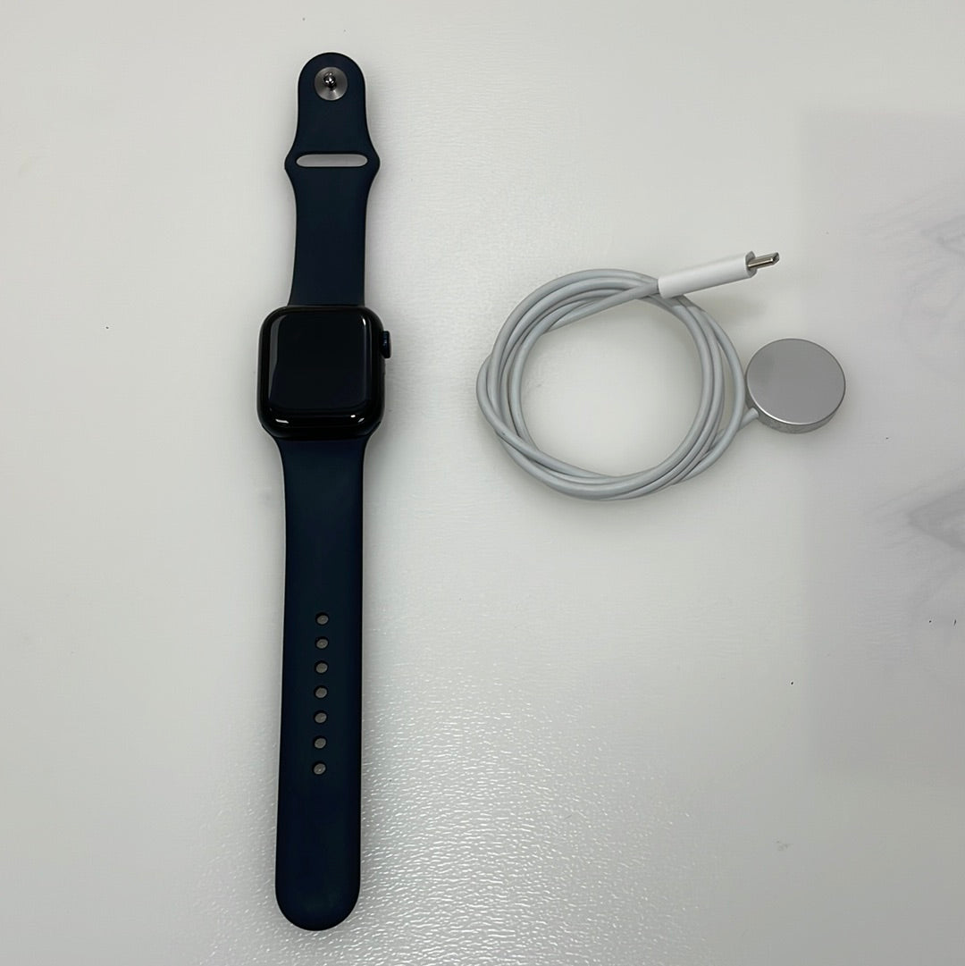 Apple Watch Series 7 GPS + Cellular 41MM Midnight Pristine Condition REF#50574