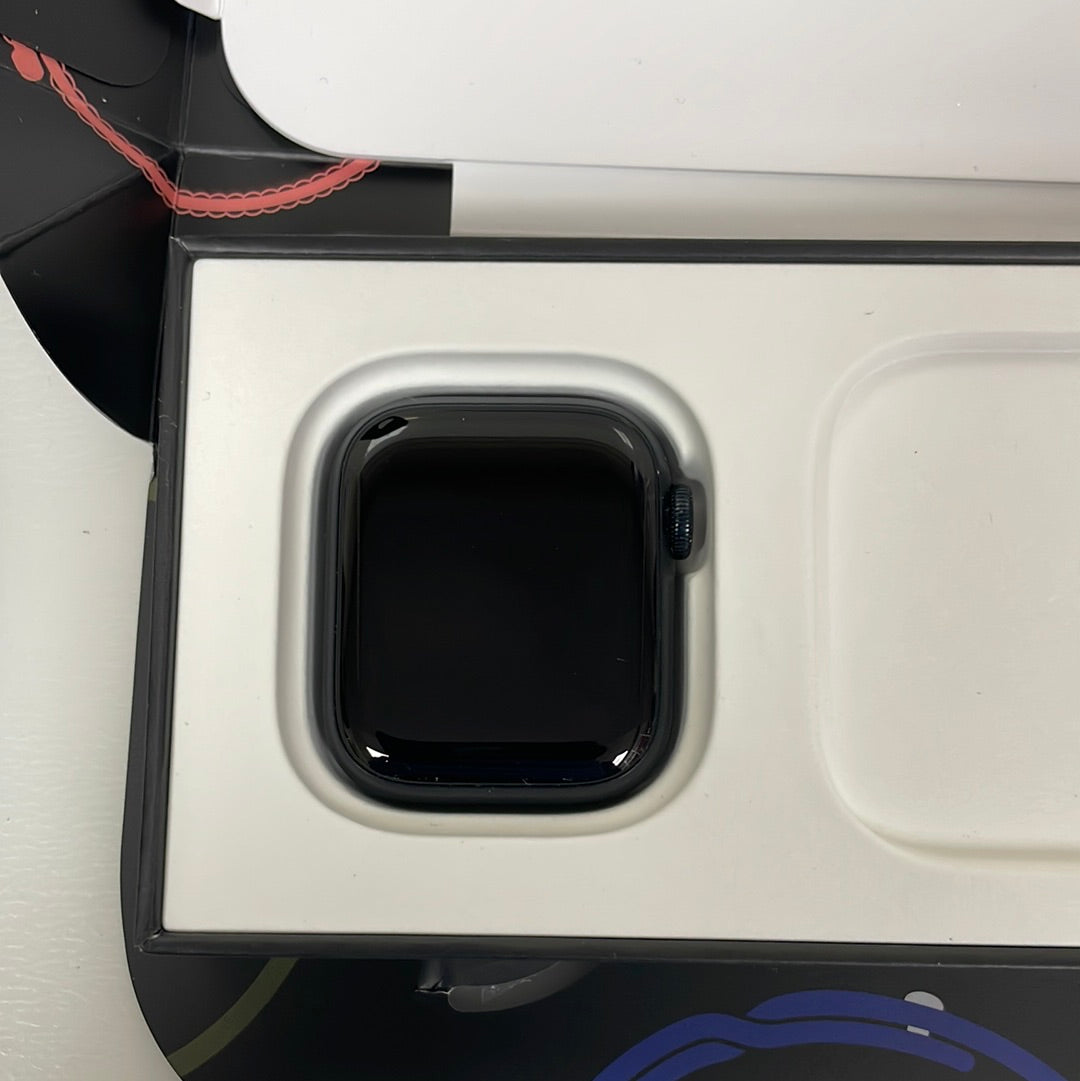Apple Watch Series 7 Nike GPS + Cellular 41MM Midnight Pristine Condition REF#53943