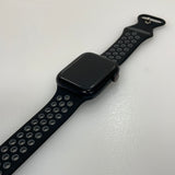 Apple Watch Nike Series 7 GPS + Cellular 45mm Midnight Aluminium Case with Nike Sport Band Pristine Condition REF#50505