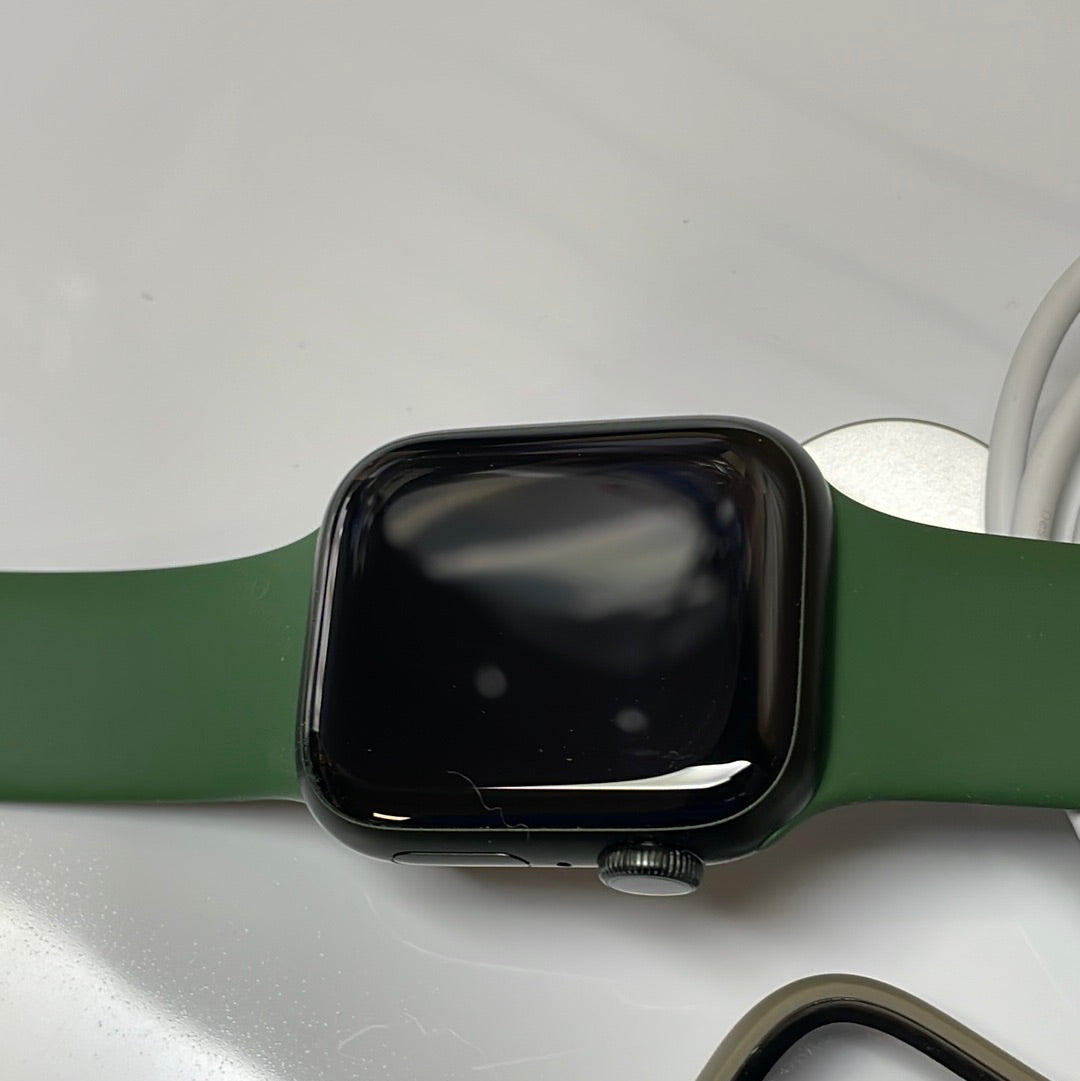 Apple Watch Series 7 GPS Alum 41MM Green Pristine Condition REF#015504830