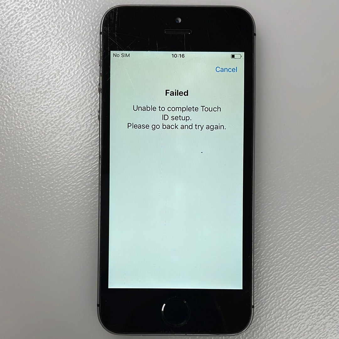 Apple iPhone 5S 16GB Space Grey Unlocked Good (READ DESCRIPTION) REF#55610