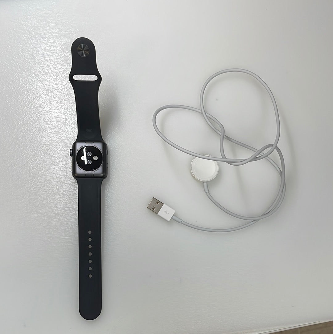 Apple Watch Series 3 GPS Aluminium 38MM Space Grey Good Condition REF#55284