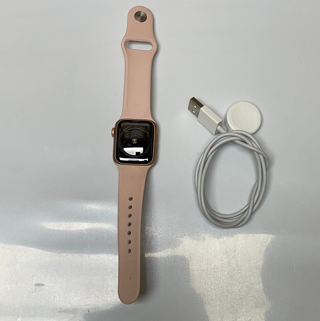 Apple Watch SE (GPS + Cellular) Alum 40MM Gold Very Good Condition REF#45108