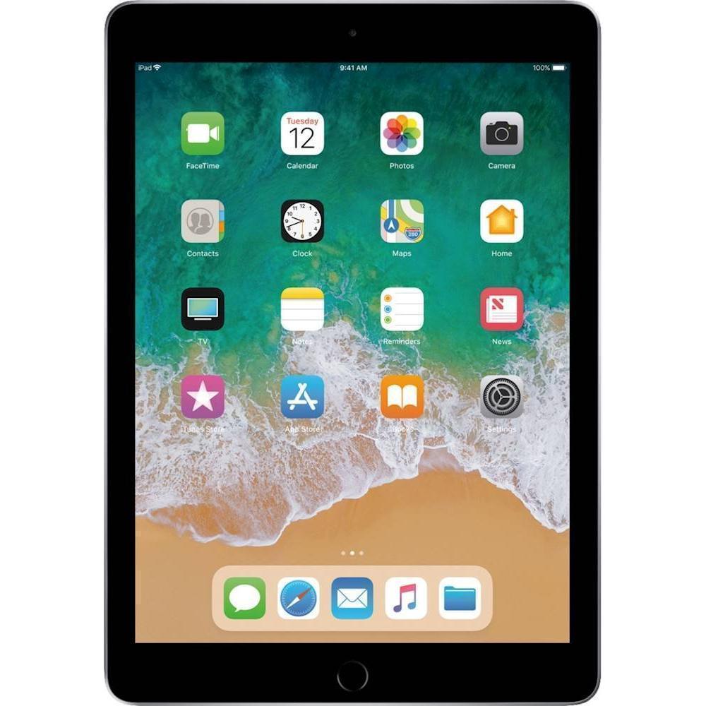 Apple iPad 9.7 (5th Gen) 32GB Wi-Fi + 4G Unlocked Space Grey Pristine